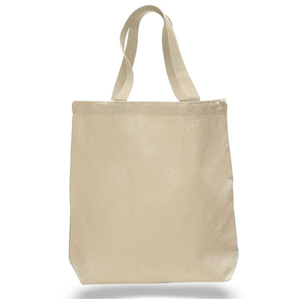 Túi đựng vải cotton 100% với tay cầm màu